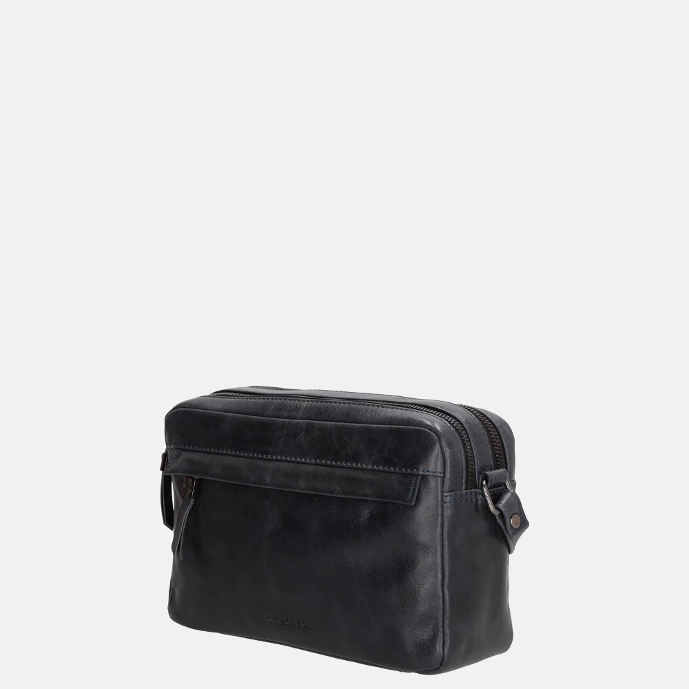 Micmacbags Porto crossbody tas donkerblauw 018565Blauw